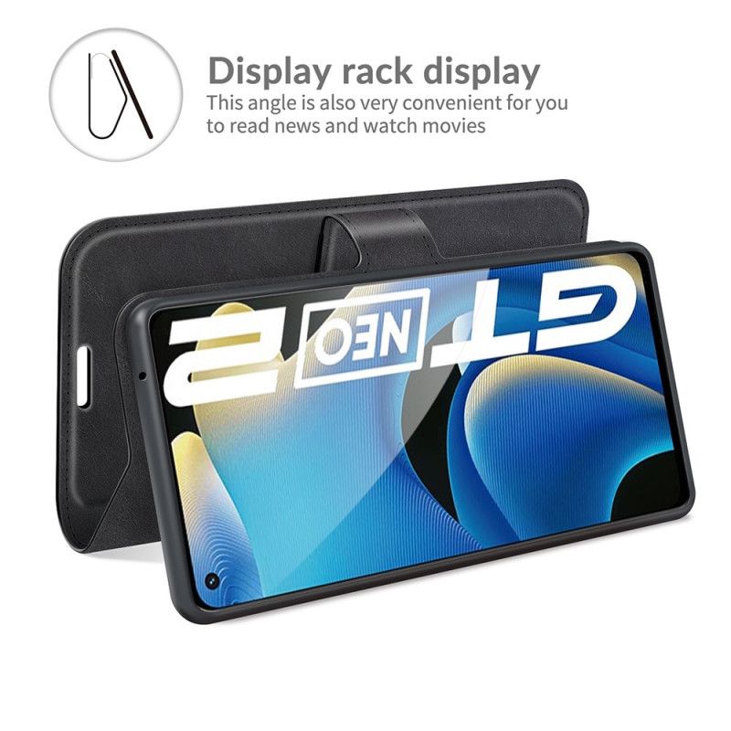 Kožené Puzdro Realme GT Neo 3T / Neo 2 Faux Leather Slim