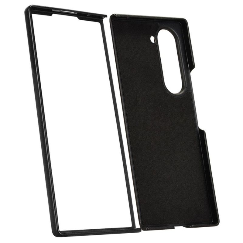 Kryt Samsung Galaxy Z Fold 6 Kožený Efekt