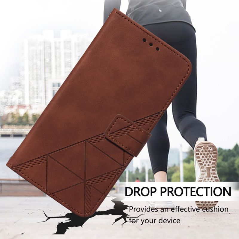 Puzdro Samsung Galaxy Z Fold 6 Trojuholníky Popruhov