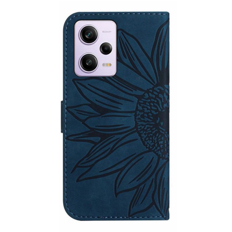 Flipové Puzdro Xiaomi Redmi Note 12 Pro Strappy Slnečnica