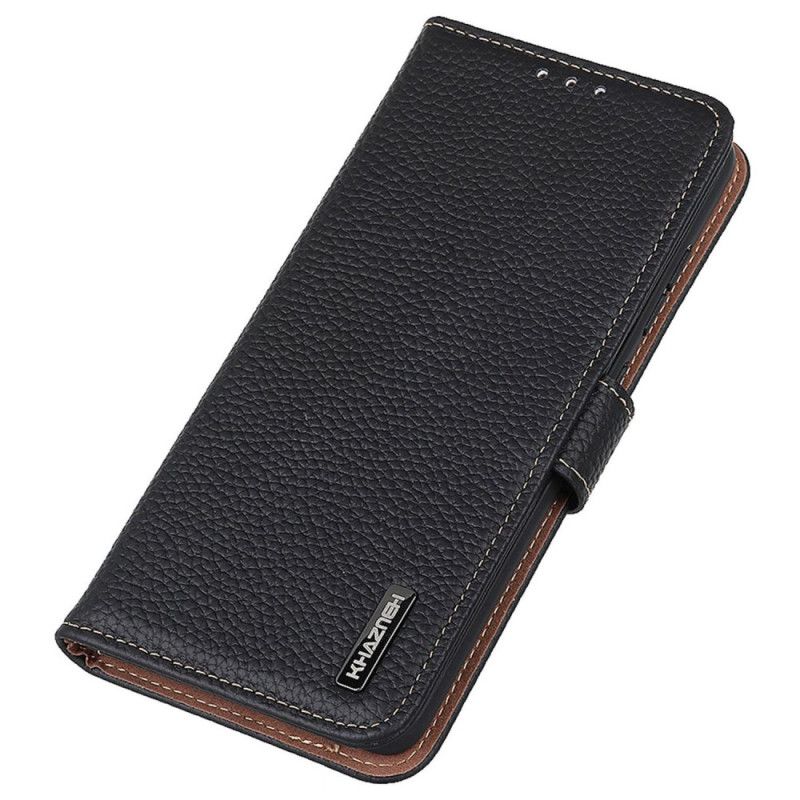 Kožené Puzdro Xiaomi Redmi Note 12 Pro Khazneh Liči Koža