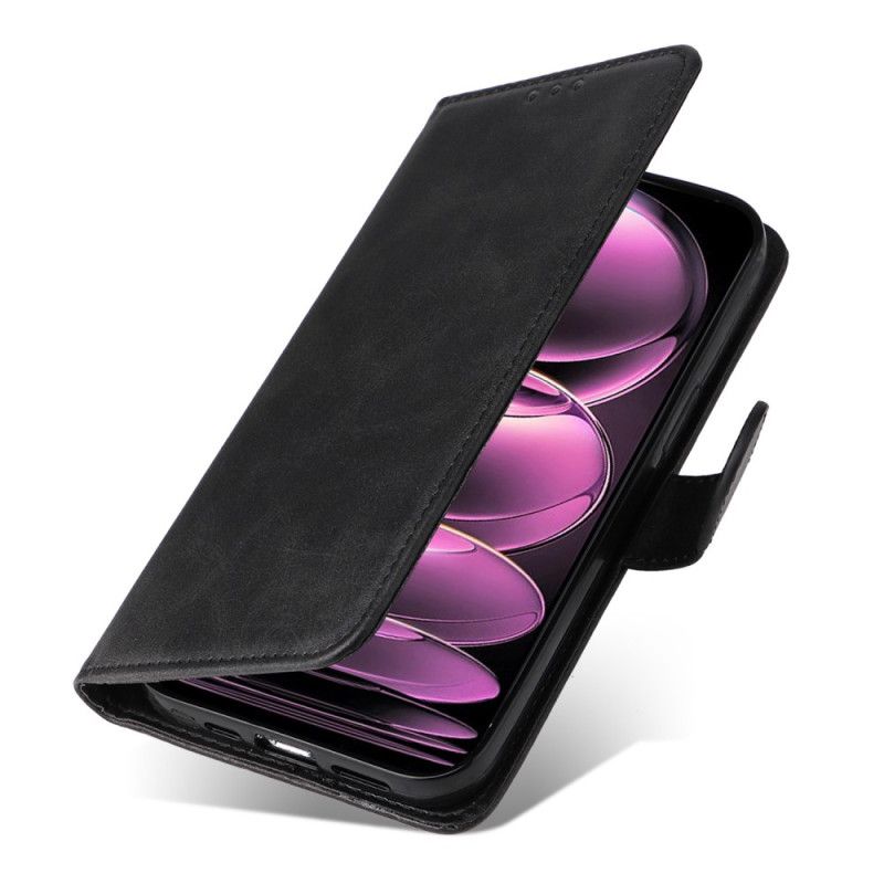 Kožené Puzdro Xiaomi Redmi Note 12 Pro Obyčajné S Popruhom