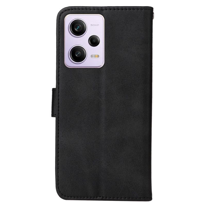 Kožené Puzdro Xiaomi Redmi Note 12 Pro Obyčajné S Popruhom