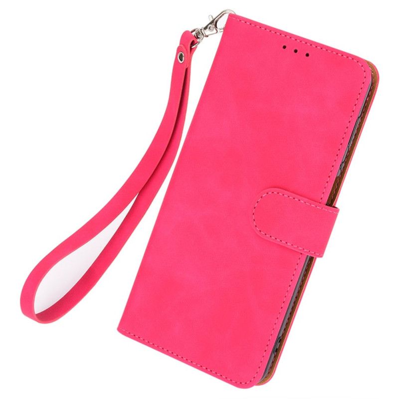 Peňaženkový Kryt Xiaomi Redmi Note 12 Pro Vintage So Šnúrkou