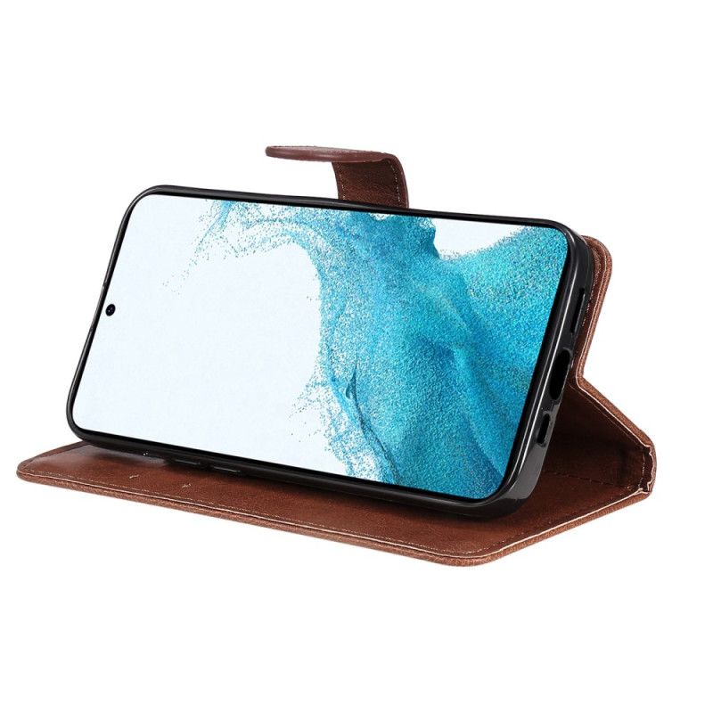 Flipové Puzdro Samsung Galaxy S23 5G Obyčajné S Popruhom