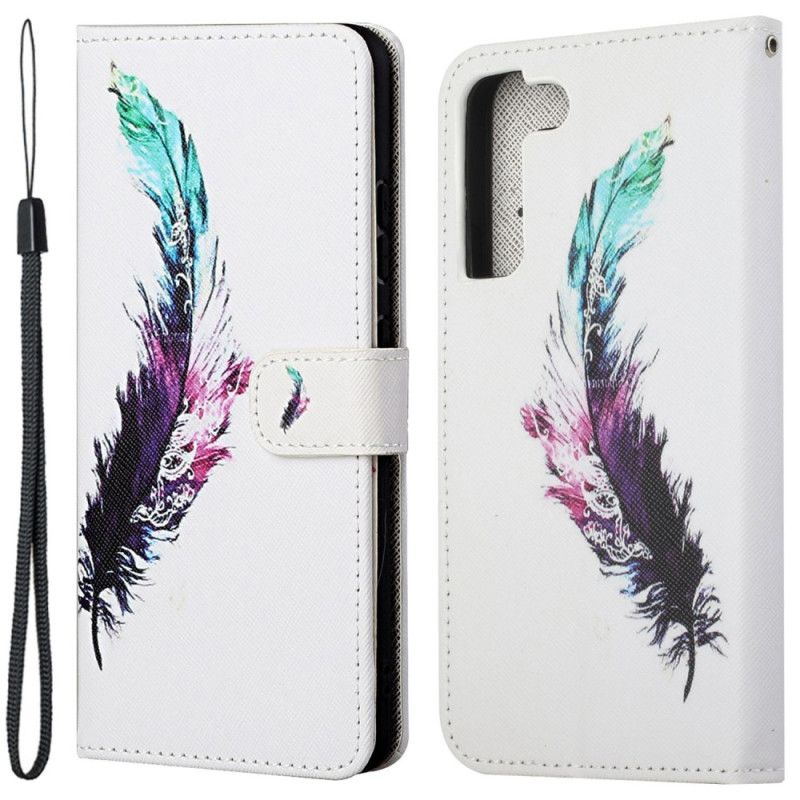 Kožené Puzdro Samsung Galaxy S23 5G Pierka So Šnúrkou