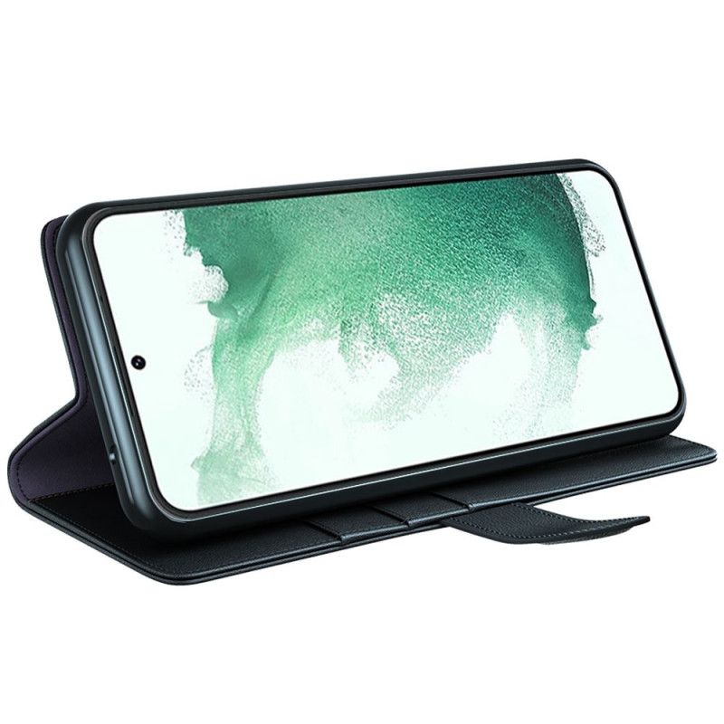 Peňaženkový Kryt Samsung Galaxy S23 5G Pravá Koža