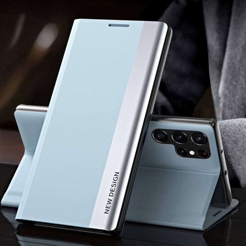 Flipové Puzdro Samsung Galaxy S23 Ultra 5G Kožené Puzdro Nový Dizajn