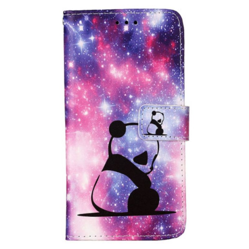 Kožené Puzdro Samsung Galaxy S23 Ultra 5G Galaxia Panda