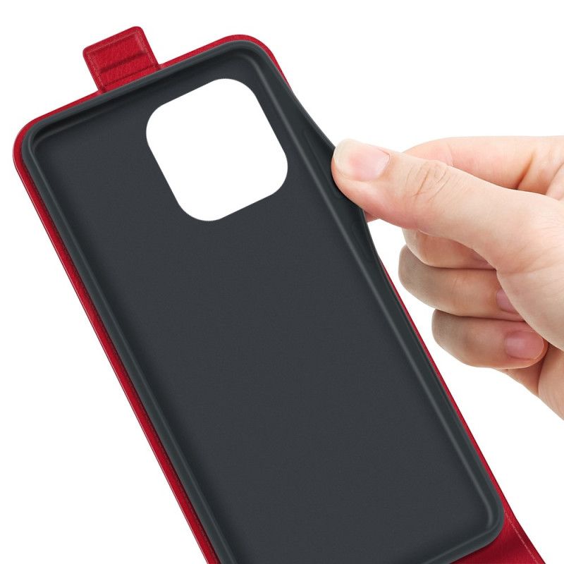 Kožené Puzdro iPhone 14 Pro Max Flipové Puzdro Efekt Vertikálnej Klapky