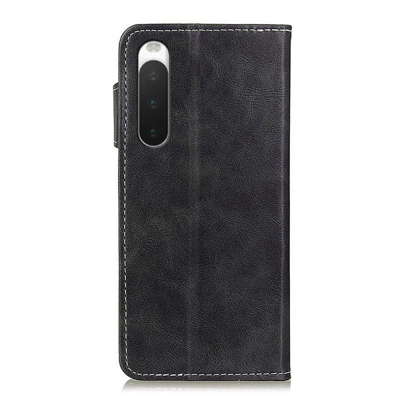Kožené Puzdro Sony Xperia 10 IV Dizajn Šitia