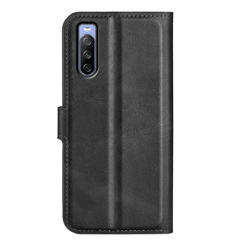 Kožené Puzdro Sony Xperia 10 IV Retro Kožený Efekt