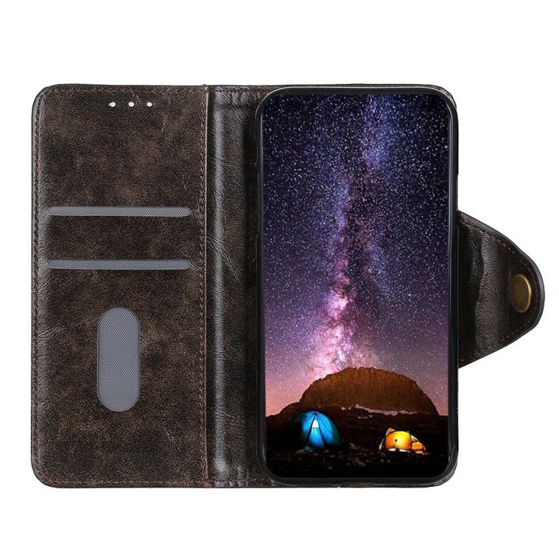Kožené Puzdro Sony Xperia 10 IV Zapínacie Tlačidlo