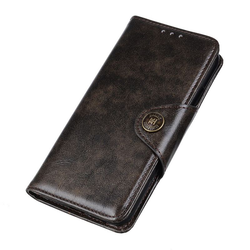 Kožené Puzdro Sony Xperia 10 IV Zapínacie Tlačidlo