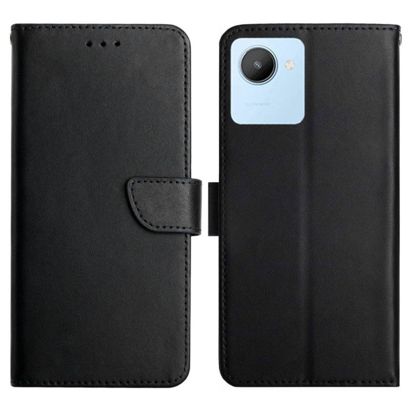 Kožené Puzdro Realme C30 Pravá Koža Nappa