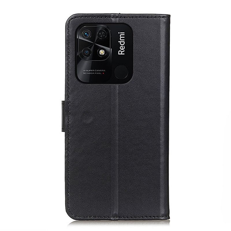 Kožené Puzdro Xiaomi Redmi 10C Obyčajná Umelá Koža