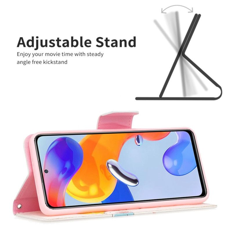Kožené Puzdro Xiaomi Redmi 10C Sloní Dáždnik