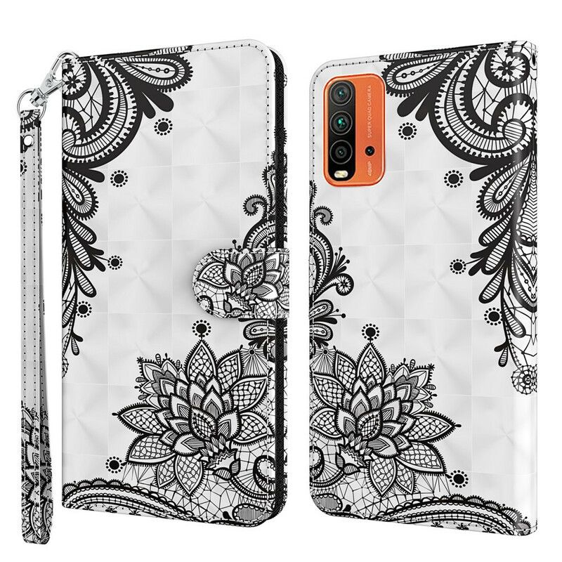 Flipové Puzdro Xiaomi Redmi 9T Elegantná Čipka