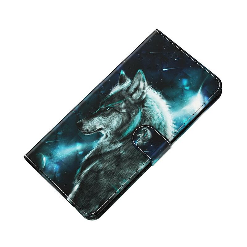 Kožené Puzdro Xiaomi Redmi 9T Majestátny Vlk