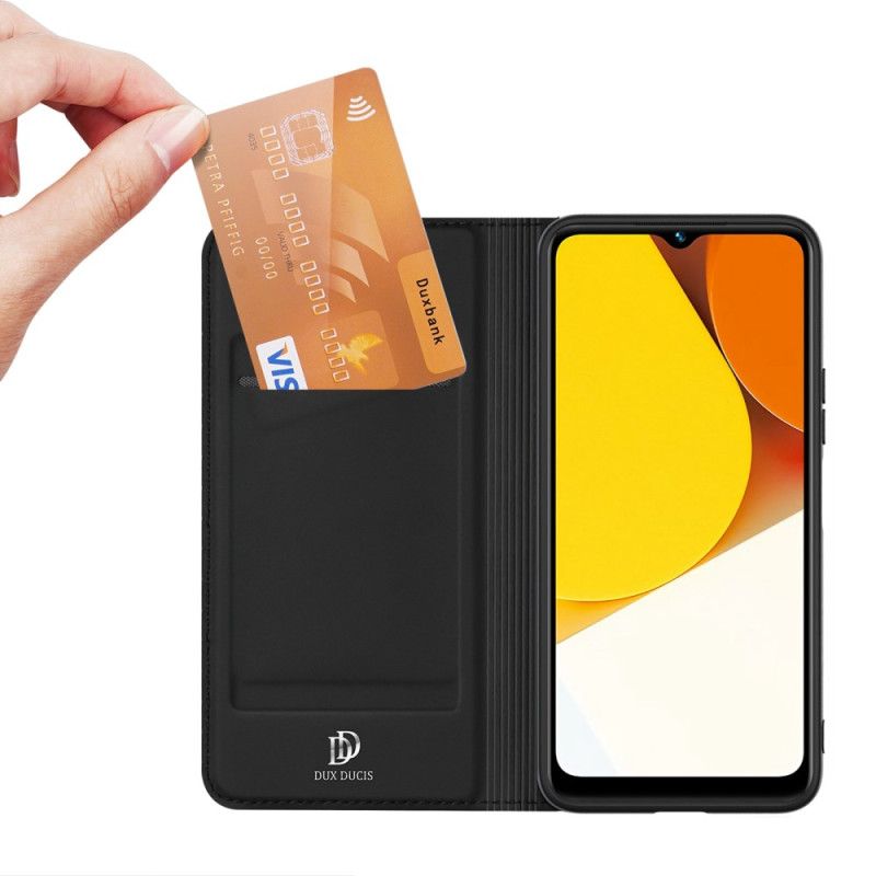 Flipové Puzdro Vivo Y35 Kožené Puzdro Skin Pro Dux Ducis