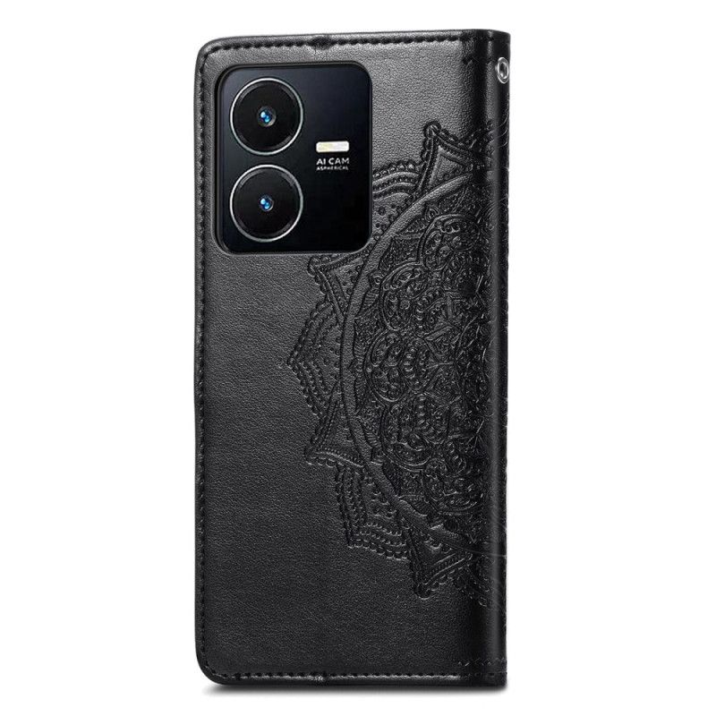 Kožené Puzdro Vivo Y35 Barokovo-mandala
