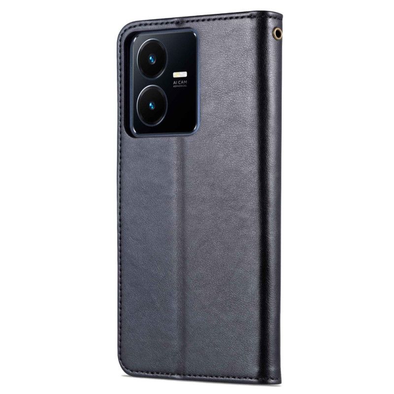Kožené Puzdro Vivo Y35 Kožený Efekt Azns