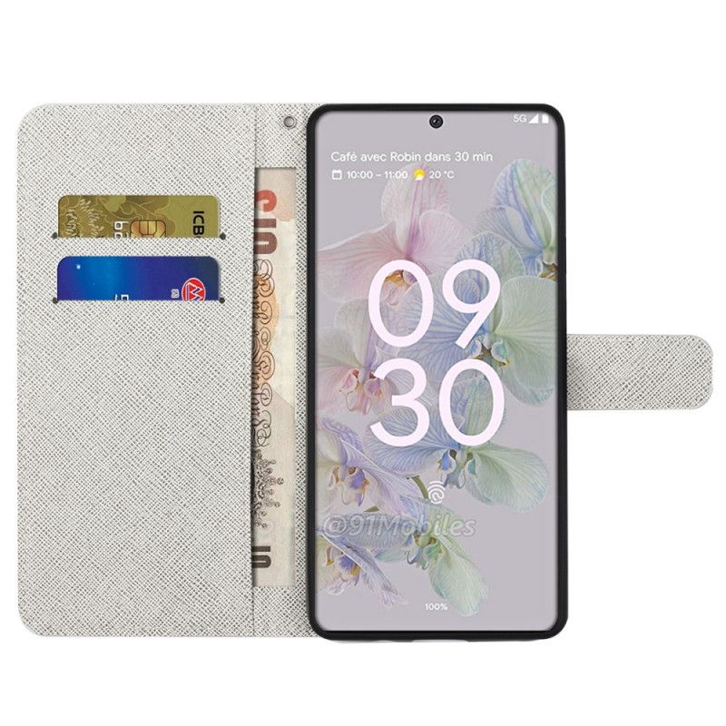 Kožené Puzdro Google Pixel 6A Tangá Cats