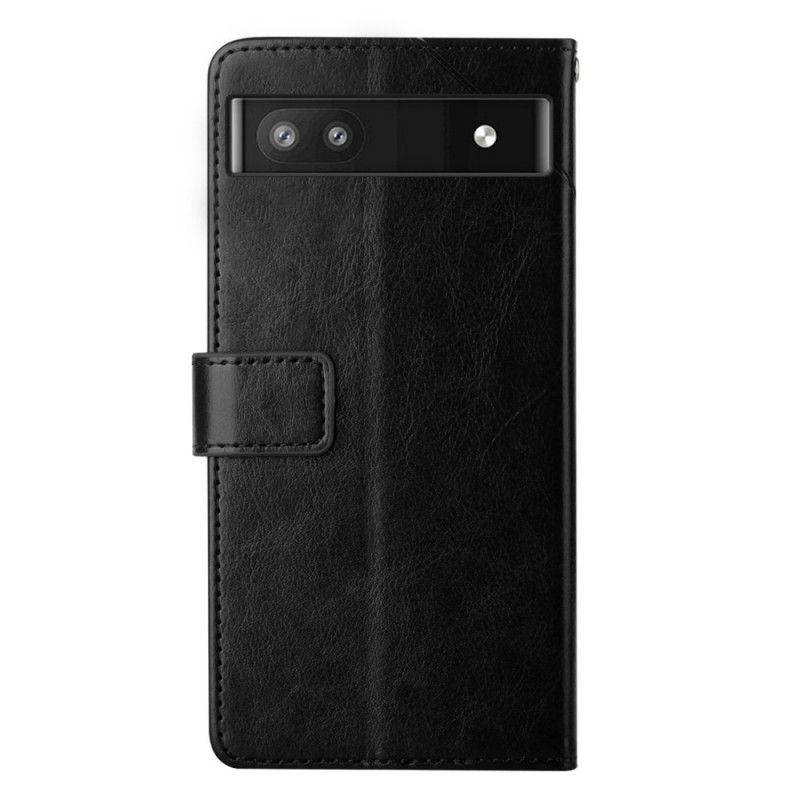 Kožené Puzdro Google Pixel 6A Y Strappy Dizajn