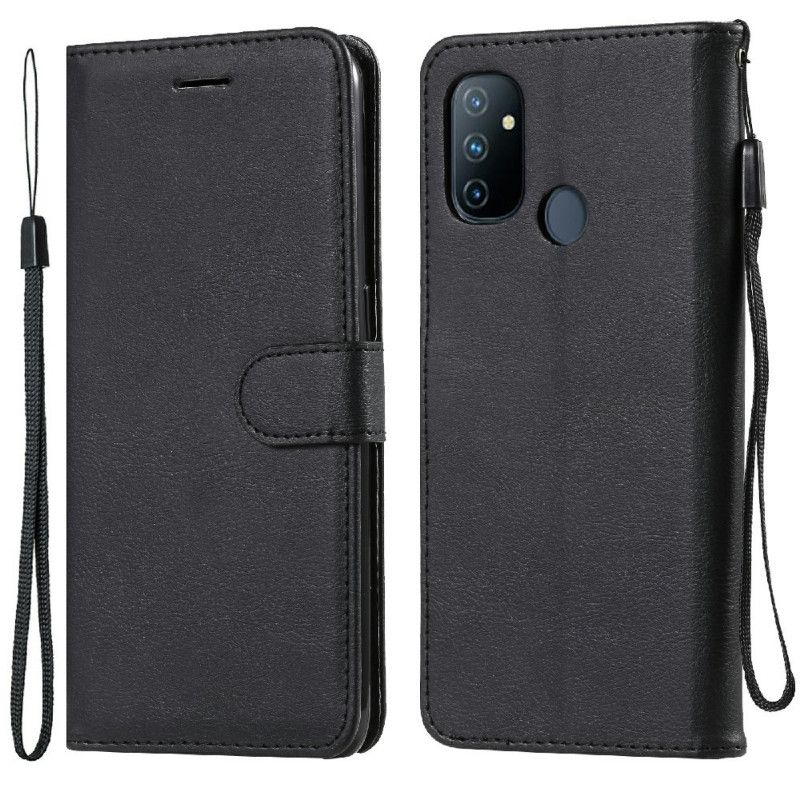 Kožené Puzdro OnePlus Nord N100 Efekt Kože Na Remienku
