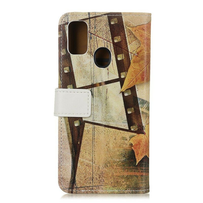 Kožené Puzdro OnePlus Nord N100 Eiffelova Veža Na Jeseň