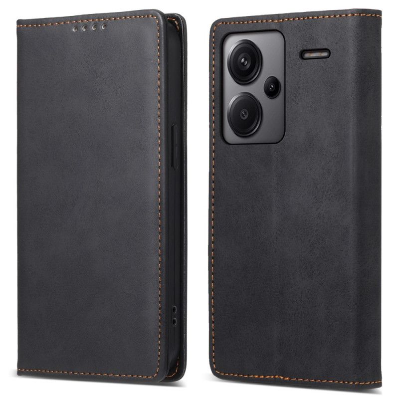 Kožené Puzdro Xiaomi Redmi Note 13 Pro Plus 5g Kryt Na Mobil Kožený Efekt