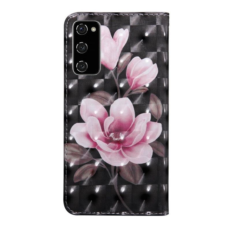 Kožené Puzdro Samsung Galaxy S20 FE Rozkvitnuté Kvety