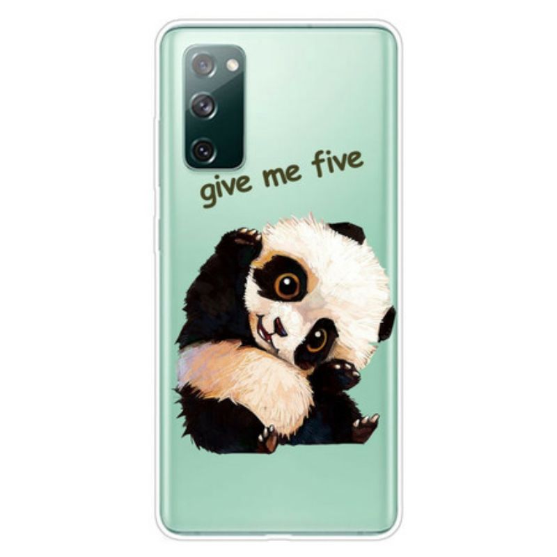 Kryt Samsung Galaxy S20 FE Bezšvové Panda Daj Mi Päť