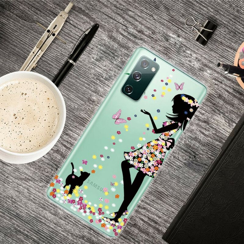 Kryt Samsung Galaxy S20 FE Krásna Kvetinová Hlava
