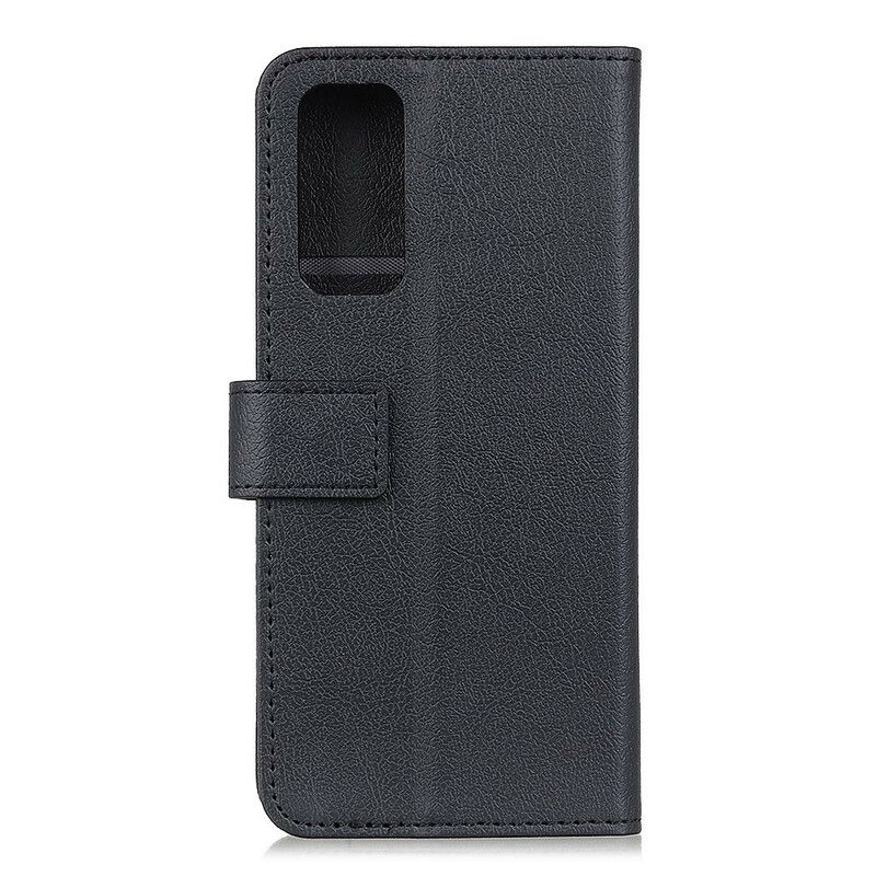 Peňaženkový Kryt Samsung Galaxy S20 FE Klasický Kožený Efekt