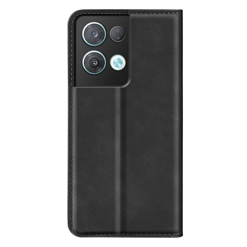 Flipové Puzdro Oppo Reno 8 Pro Kožené Puzdro Klasické