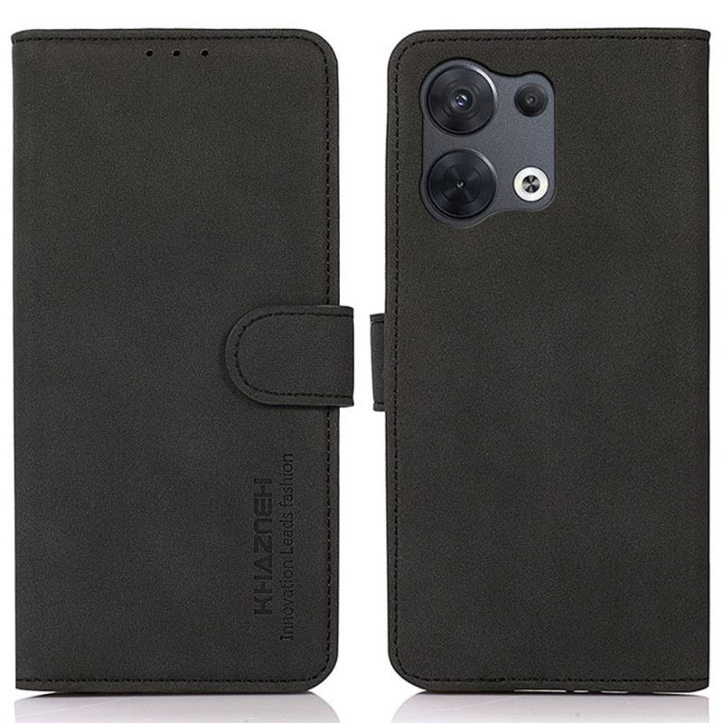 Kožené Puzdro Oppo Reno 8 Pro Módny Kožený Efekt Khazneh