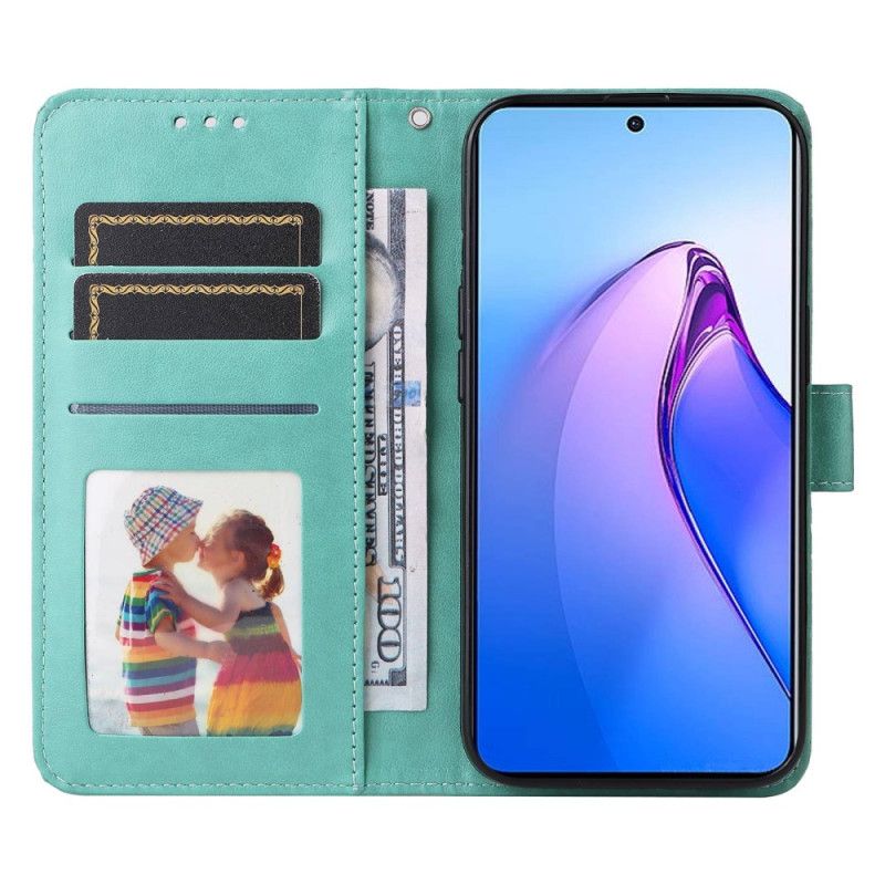 Kožené Puzdro Oppo Reno 8 Pro Strappy Slnečnica