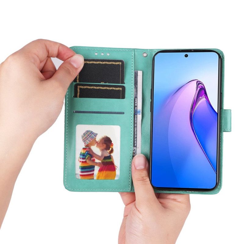 Kožené Puzdro Oppo Reno 8 Pro Strappy Slnečnica