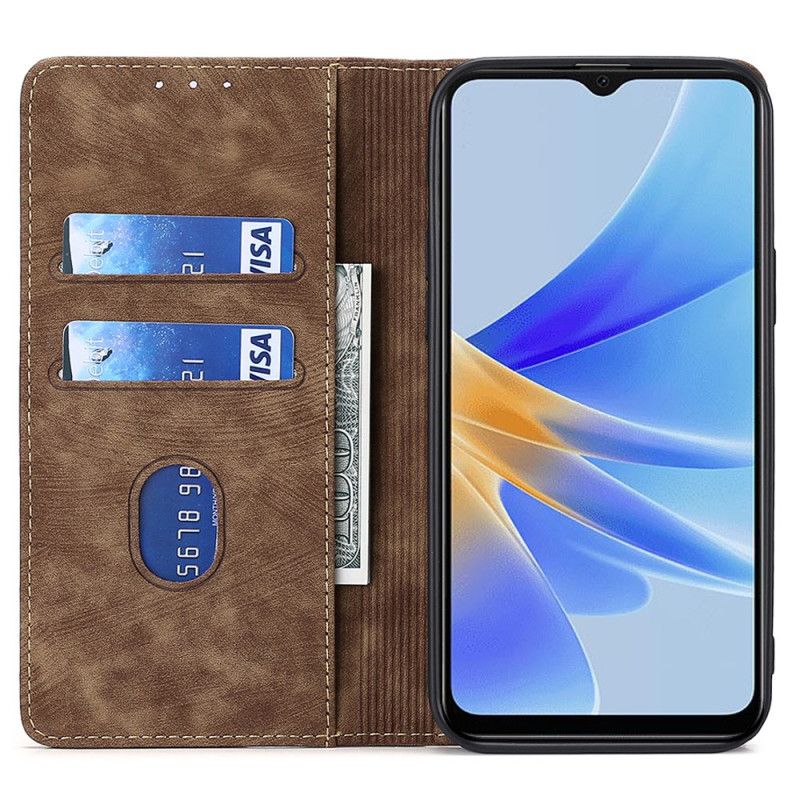 Kožené Puzdro Oppo A98 5g Peňaženka Na Blokovanie Rfid