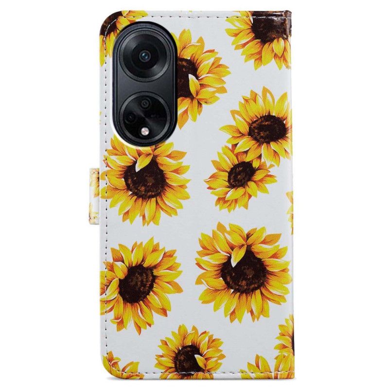 Puzdro Oppo A98 5g Remienok Slnečnice