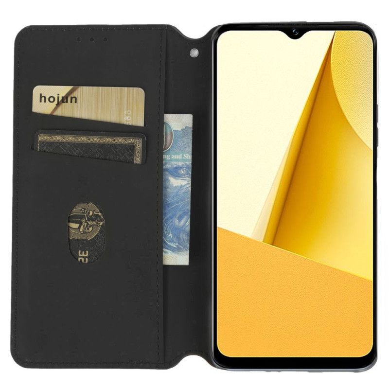 Flipové Puzdro Vivo Y16 Kožené Puzdro 3d Textúra