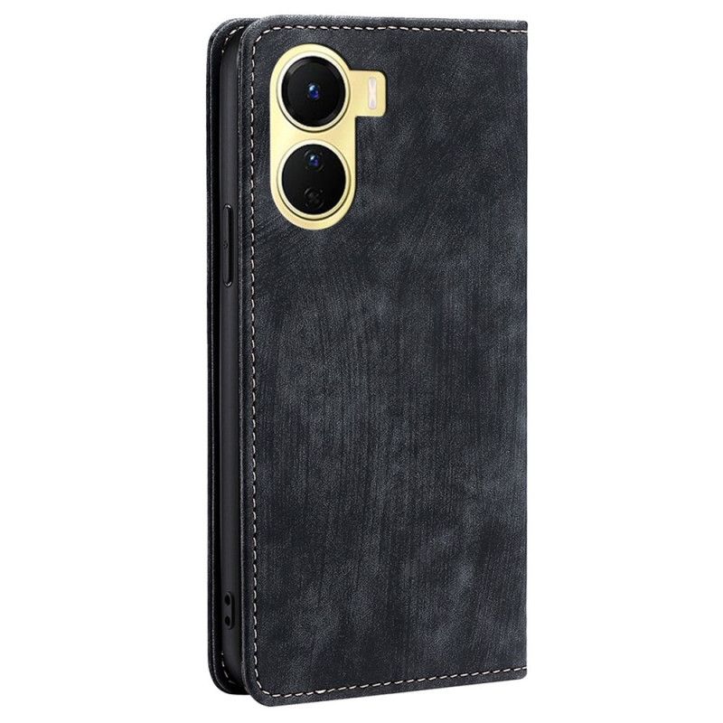 Flipové Puzdro Vivo Y16 Kožené Puzdro Rfid