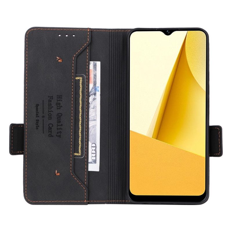 Kožené Puzdro Vivo Y16 Vintage Dvojitá Spona