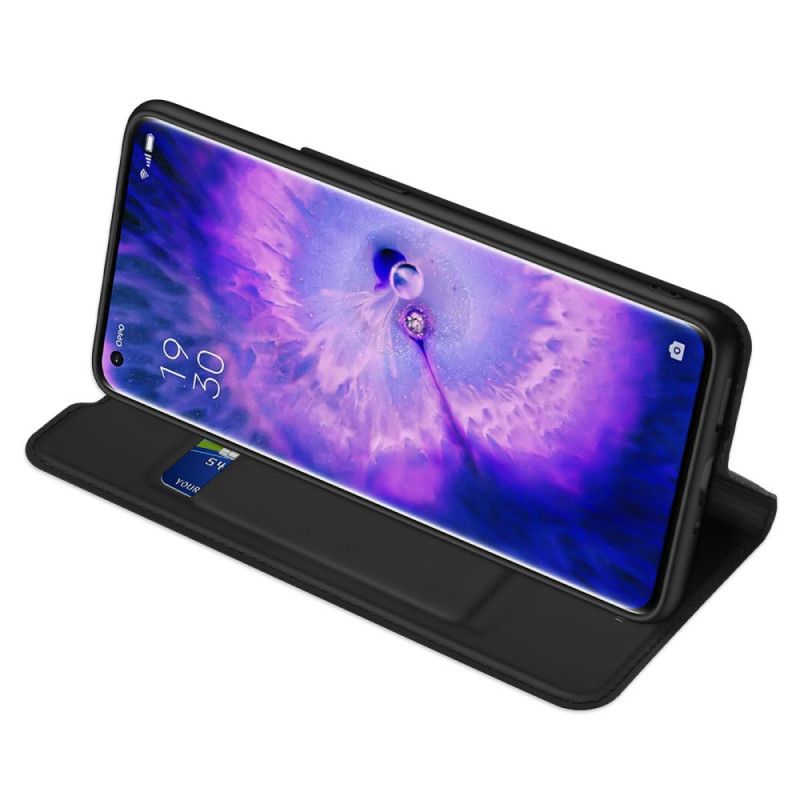 Flipové Puzdro Oppo Find X5 Pro Kožené Puzdro Skin Pro Series Dux Ducis