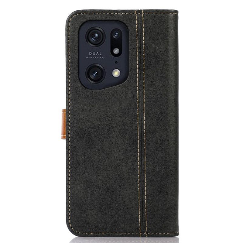 Flipové Puzdro Oppo Find X5 Pro Popruhy