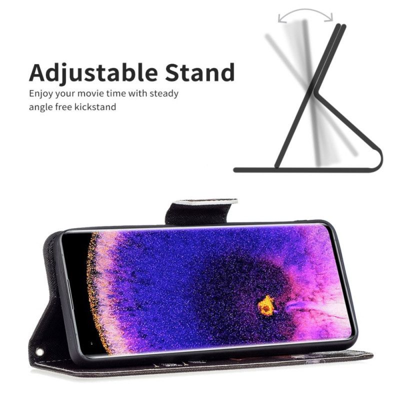 Kožené Puzdro Oppo Find X5 Pro Nebezpečný Medveď