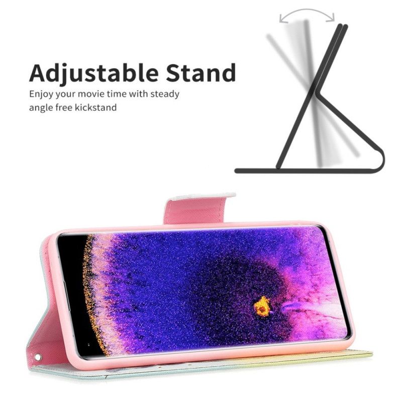 Kožené Puzdro Oppo Find X5 Pro Perie