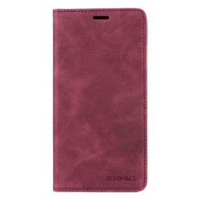 Flipové Puzdro iPhone 15 Kožené Puzdro Betopnice