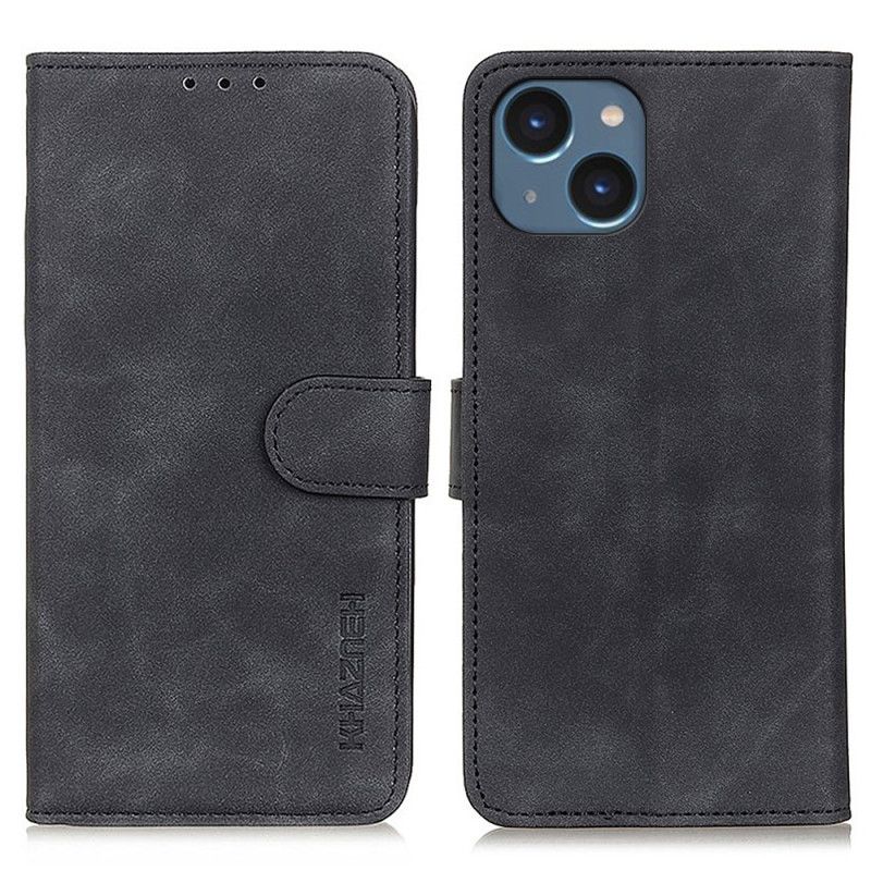 Kožené Puzdro iPhone 15 Klasický Khazneh